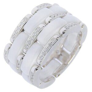 CHANEL Ultra Collection Large Ring K18 white gold/White ceramic/diamond #8